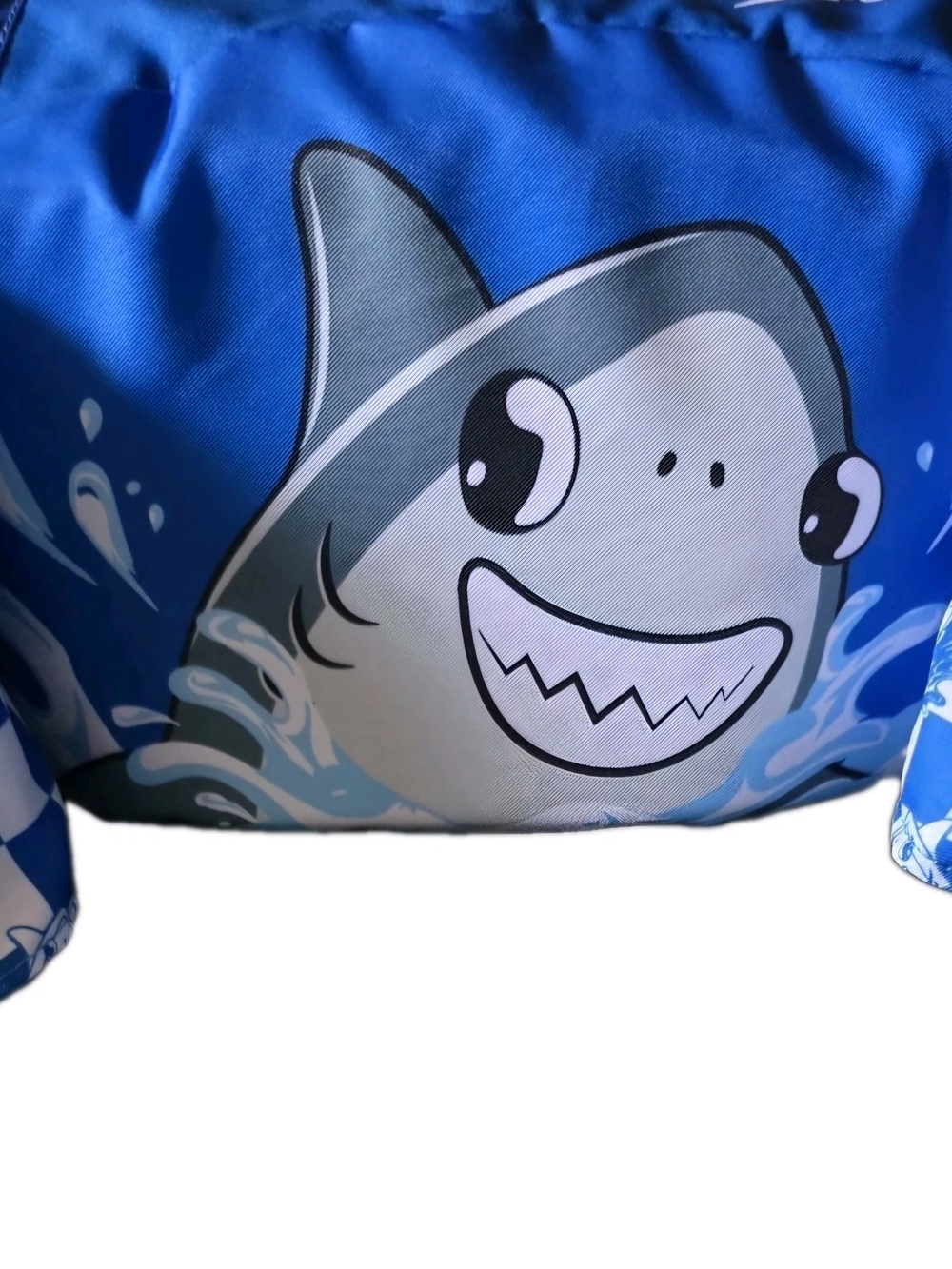 Speedo Splash Jammer Kids Swim Training Aid w/ Arm Floaties Blue Shark Print